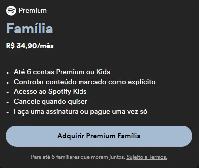 Spotify Premium Família