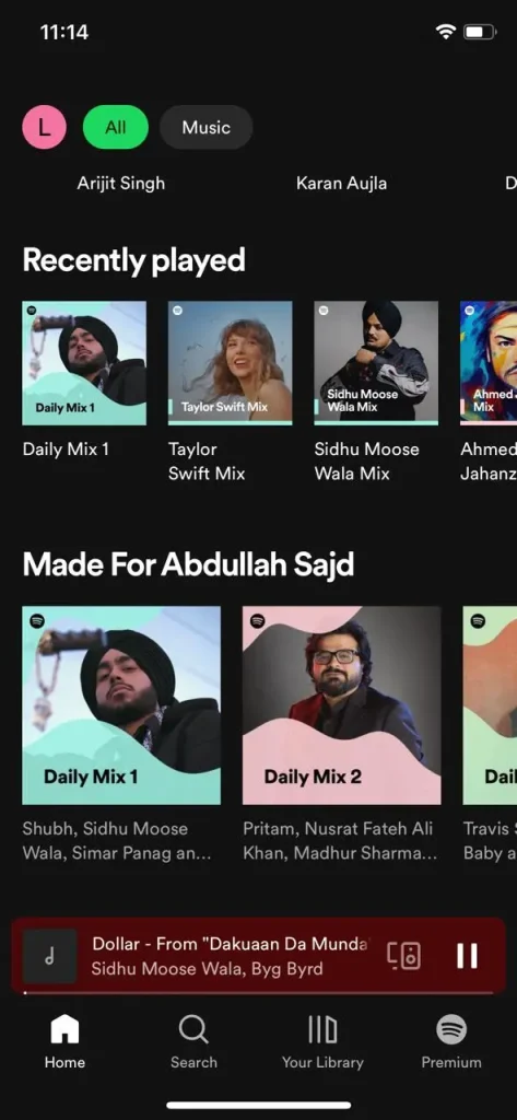 Spotify 1 1