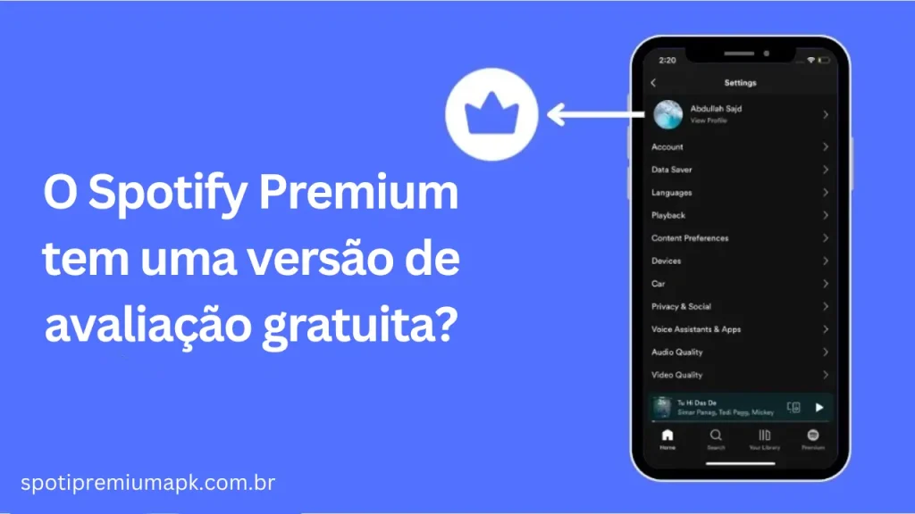 O Spotify Premium tem uma versão de avaliação gratuita